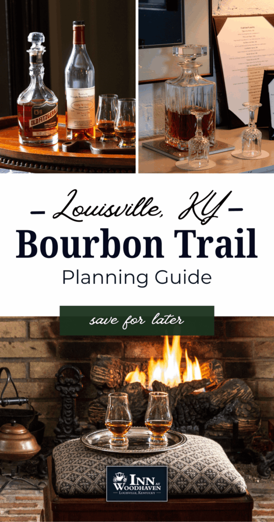 Collage of the bourbon trail in Louisville, Kentucky 