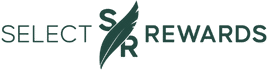 select registry rewards logo in green text